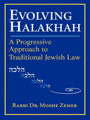 cover image of Evolving Halakhah